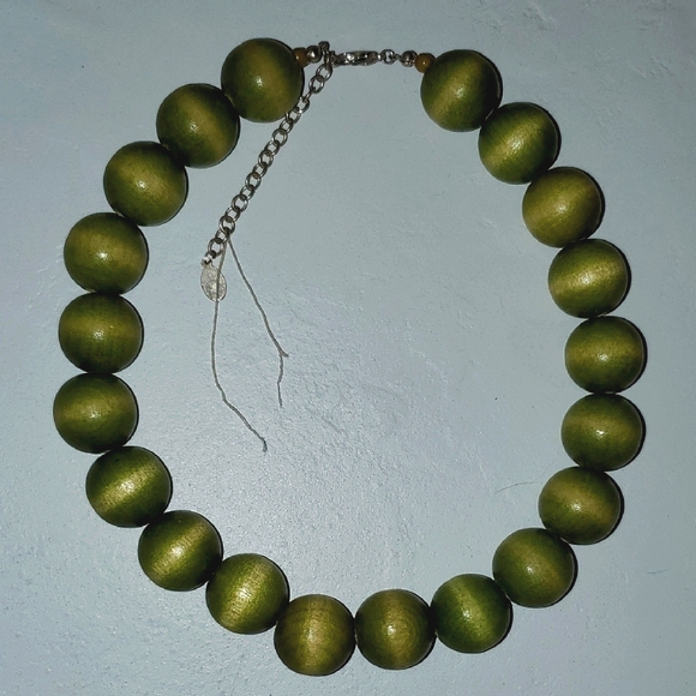 Green Beaded Necklace - Women Jewelry